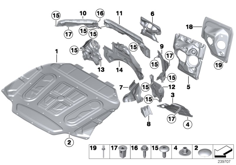 Genuine BMW 51487239242 F13 F06 Seal, Wheelhousing, Right (Inc. 650iX 4.4) | ML Performance UK Car Parts