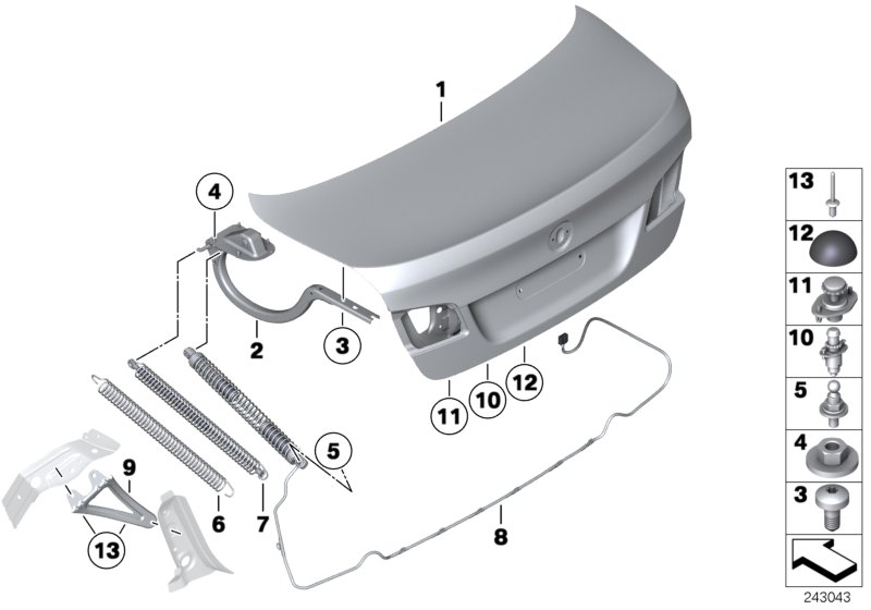 Genuine BMW 51717205170 Right Support (Inc. 535i, M550dX & 528i) | ML Performance UK Car Parts