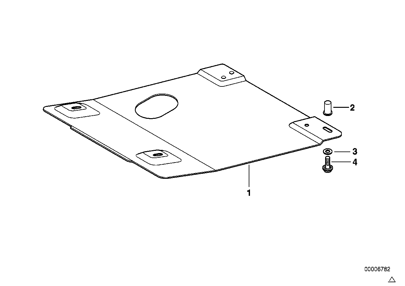 Genuine BMW 51718209093 E36 Front Aggregate Protective Plate ALUMINIUM (Inc. M3) | ML Performance UK Car Parts