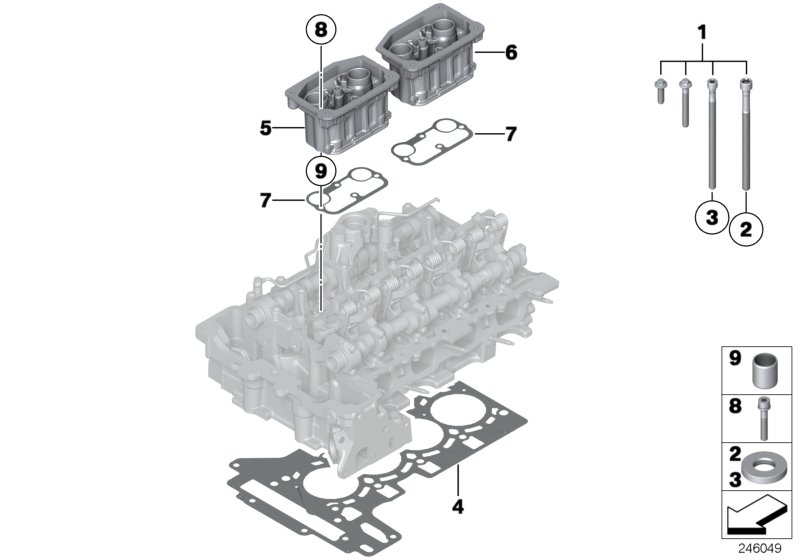 Genuine BMW 11128676519 F26 F20 F32 Cylinder Head Gasket Asbestos-Free 0,70mm (Inc. 125i, 328iX & Z4 28i) | ML Performance UK Car Parts