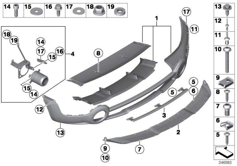 Genuine BMW 71607691697 Spacer Bush DI=10.5 S=5mm (Inc. Cooper S) | ML Performance UK Car Parts