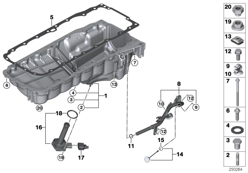 Genuine BMW 11437809766 F07 F10 E91 Guide Tube (Inc. 330d, X5 30dX & X6 40dX) | ML Performance UK Car Parts