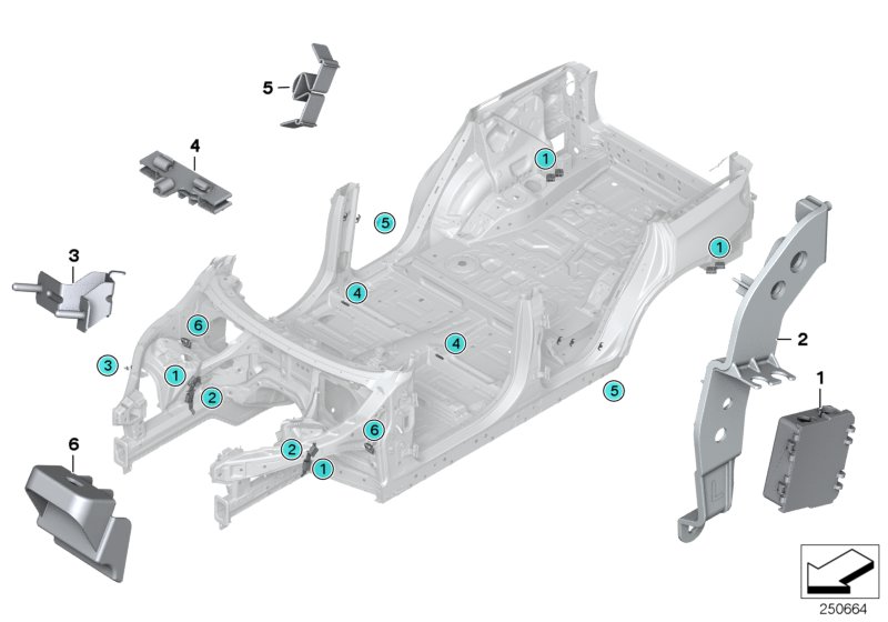 Genuine BMW 61139118084 E71 E70 Holder (Inc. X5) | ML Performance UK Car Parts