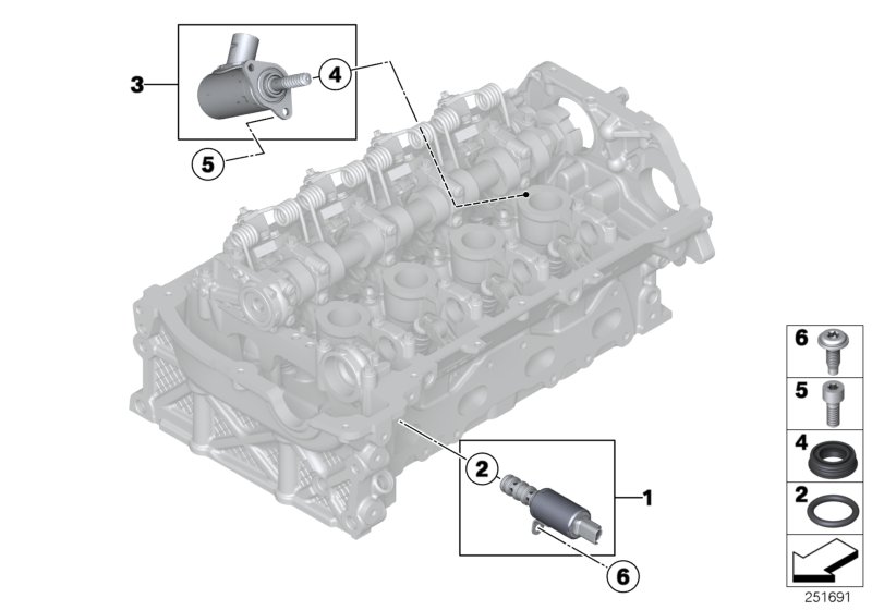 Genuine BMW 11367605225 F20 R56 Oval Head Screw M6X16 (Inc. 114i, Cooper & 120i) | ML Performance UK Car Parts