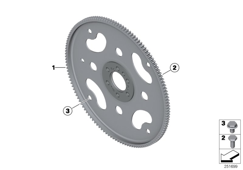 Genuine BMW 11227560062 Collar Screw M9X20 (Inc. Coop.S JCW, Cooper & One Eco) | ML Performance UK Car Parts