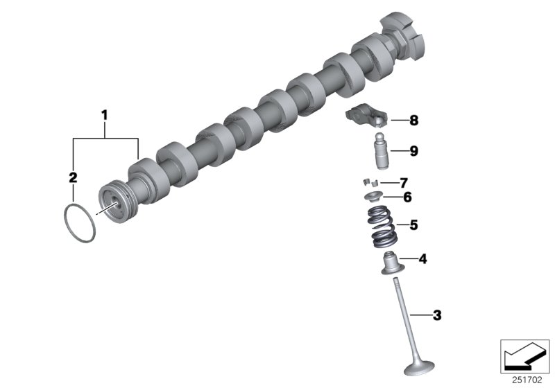 Genuine BMW 11347562716 F30 F21 Valve Spring (Inc. 118i, Cooper S ALL4 & 120i) | ML Performance UK Car Parts