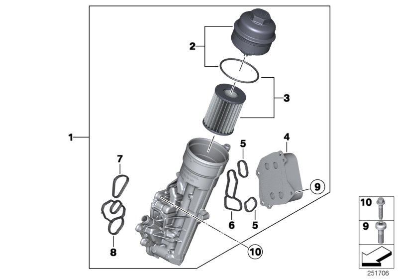 Genuine BMW 11427625489 F21 F20 F30 Heat Exchanger (Inc. 118i, 120i & 320i ed) | ML Performance UK Car Parts