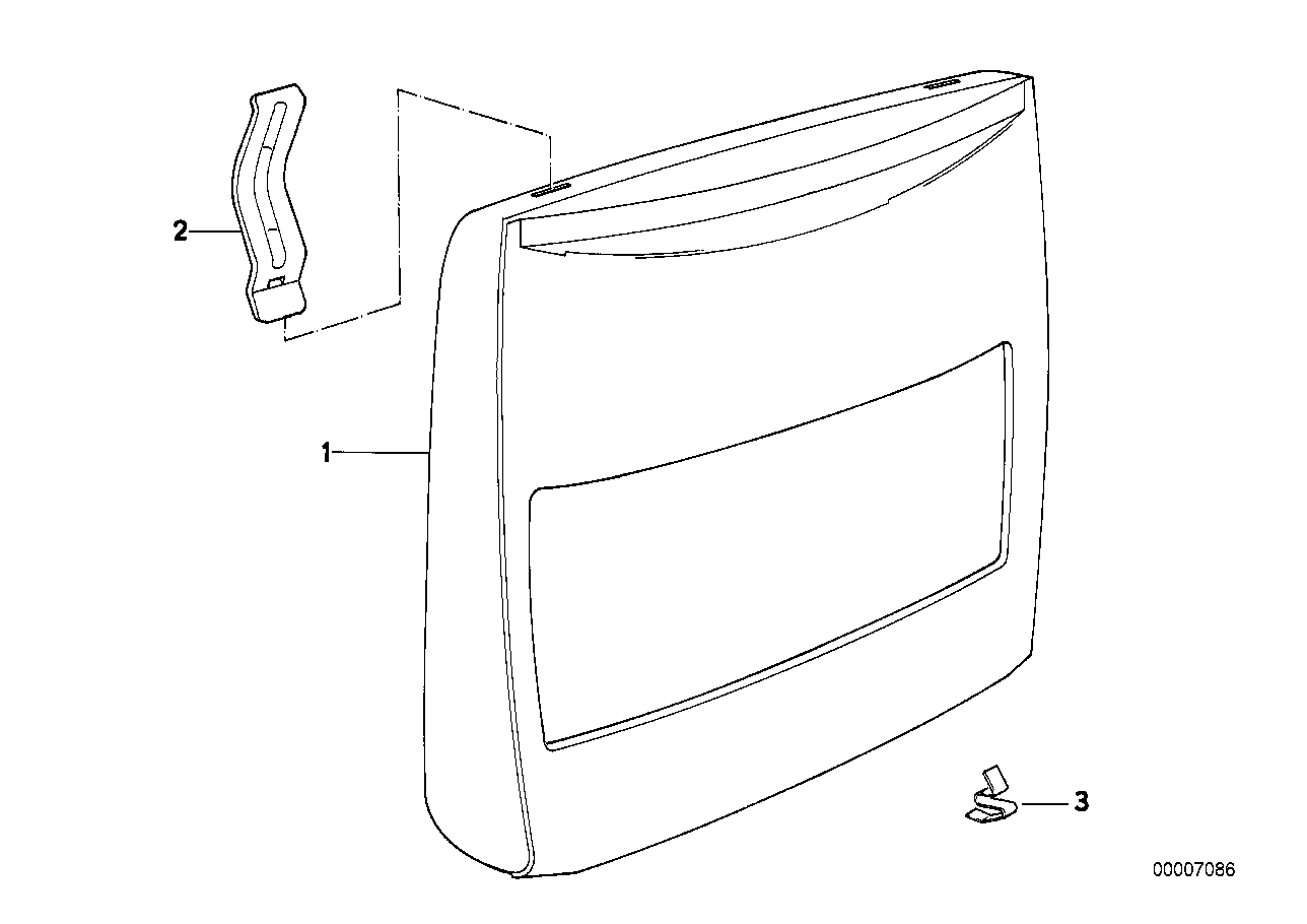 Genuine BMW 52108110149 E39 E34 E38 Clip, Trim Panel, Bottom (Inc. 525i) | ML Performance UK Car Parts