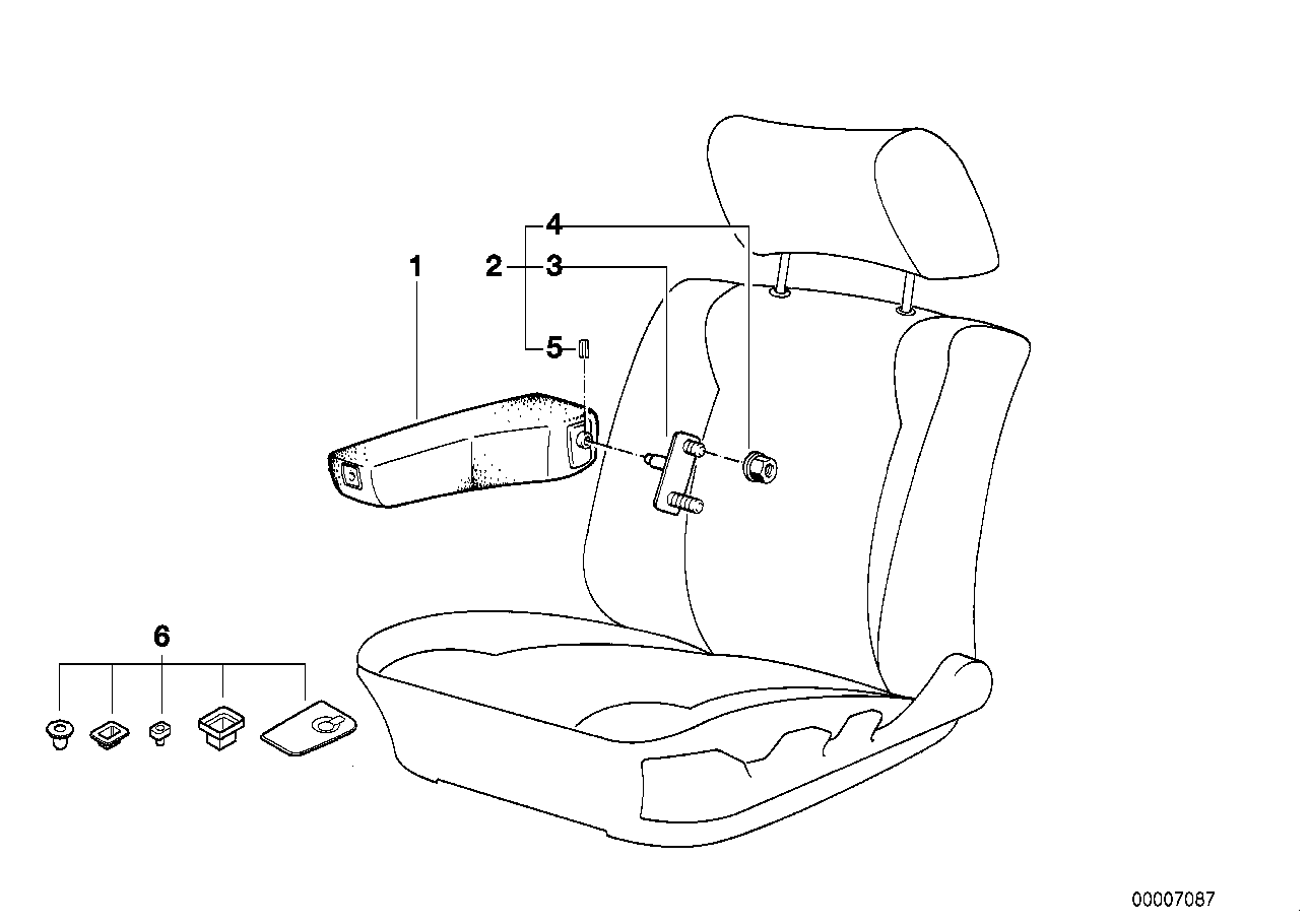 Genuine BMW 52108101960 E34 E32 Console D=14 (Inc. 535i, 740iL & 750iL) | ML Performance UK Car Parts