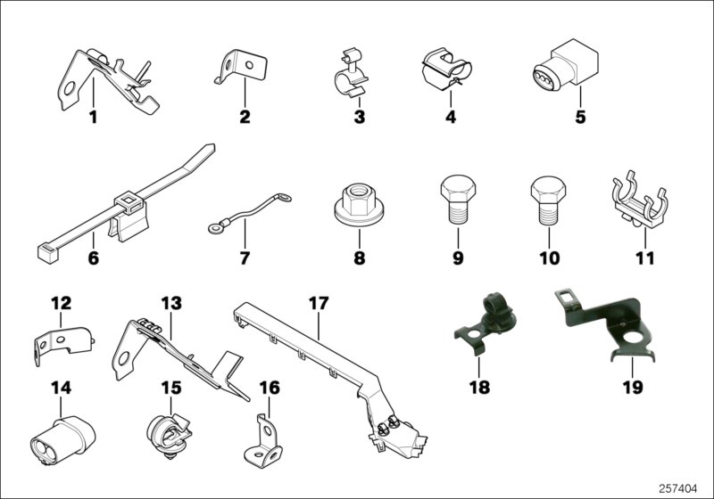 Genuine BMW 12517513226 R56 Fixing Bow (Inc. Coop.S BEV) | ML Performance UK Car Parts