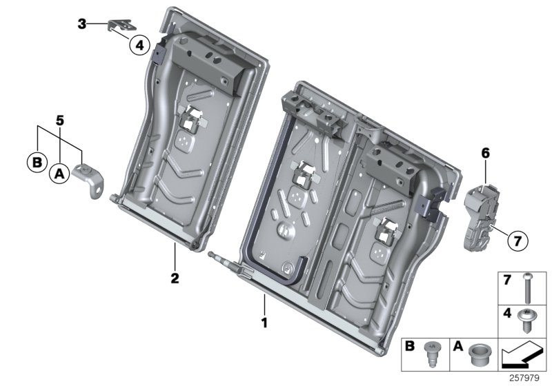 Genuine BMW 52207274541 Catch Rear Left (Inc. 320iX, 116i & 320d ed) | ML Performance UK Car Parts