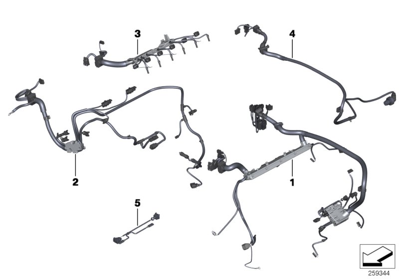 Genuine BMW 12517582668 F01 F02 Wiring Harness, Engine Ignition Module (Inc. 740i & 740Li) | ML Performance UK Car Parts