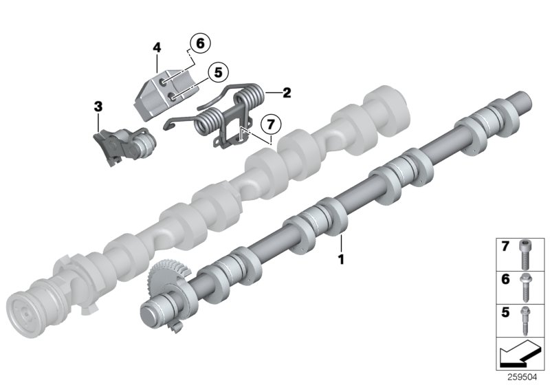 Genuine BMW 11378600435 F16 F13 G05 Eccentric Shaft Zyl. 5-8 (Inc. 550iX 4.4, 750iX & 750Li) | ML Performance UK Car Parts