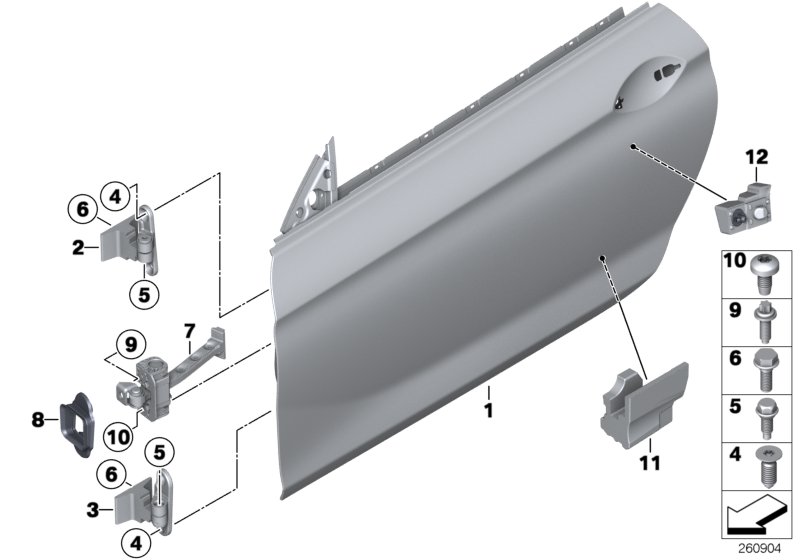 Genuine BMW 51717224600 Crashpad, Door, Front Right (Inc. 650i, 650iX & 650iX 4.0) | ML Performance UK Car Parts