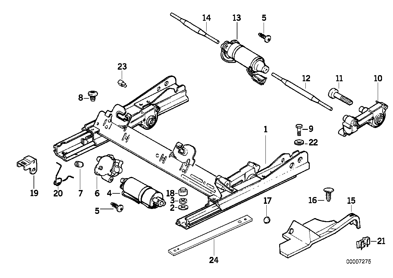 Genuine BMW 52108151597 E36 E52 Clip (Inc. 325is) | ML Performance UK Car Parts