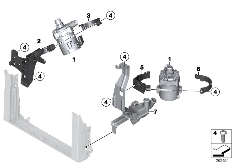 Genuine BMW 17127845078 F13 Bracket Additional Water Pump (Inc. X6 M, M5 & M6) | ML Performance UK Car Parts