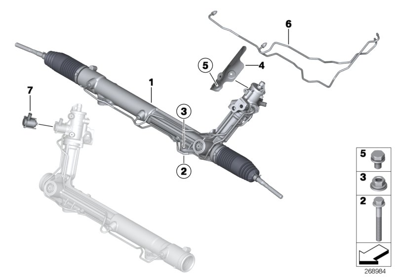 Genuine BMW 32106788974 E71 E70 Exch. Hydro Steering Gear (Inc. X5 M50dX & X6) | ML Performance UK Car Parts