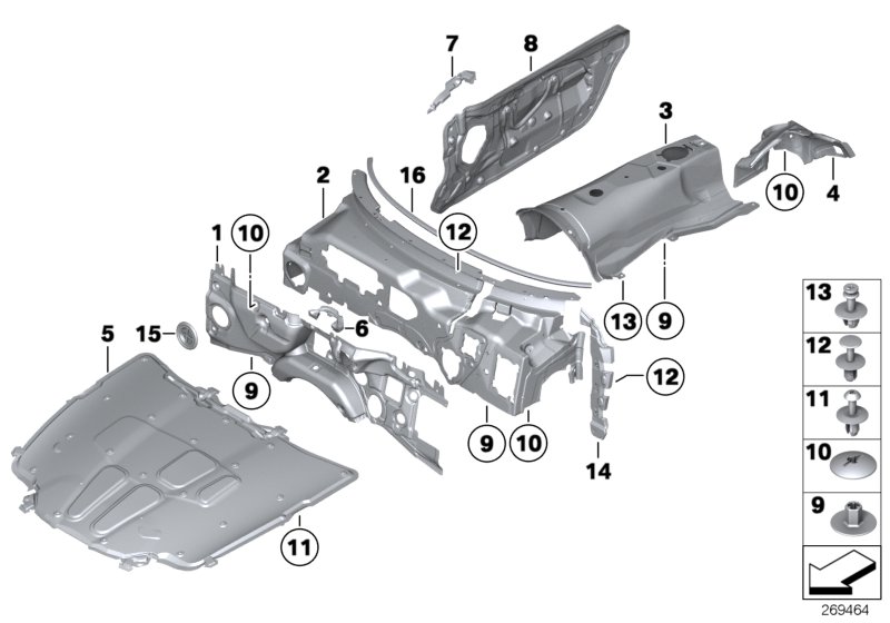 Genuine BMW 51489128511 E89 Sound Insulating Engine Hood (Inc. Z4) | ML Performance UK Car Parts