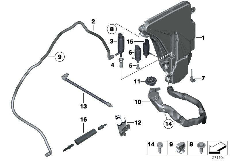 Genuine BMW 61667178747 F12 F04 F11 Hose Line (Inc. 535dX) | ML Performance UK Car Parts