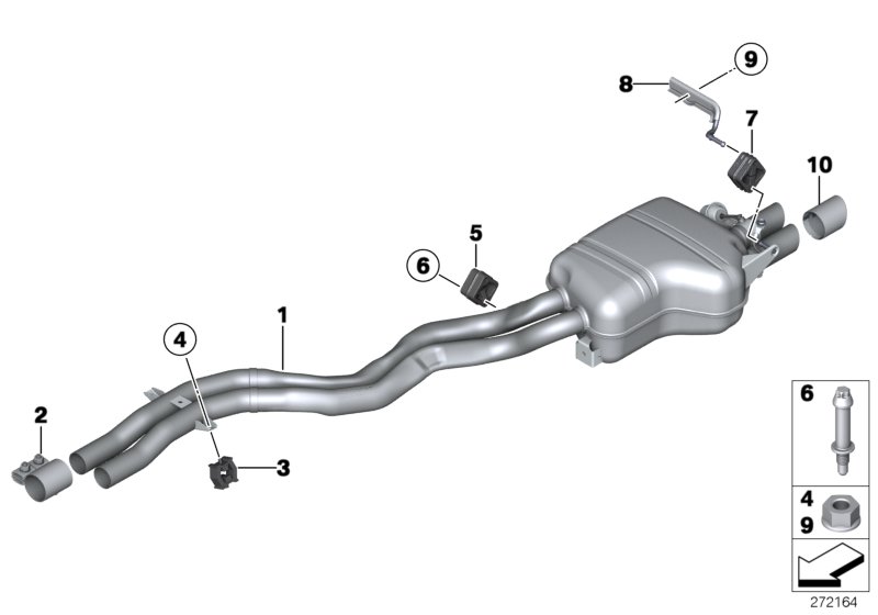 Genuine BMW 18307586734 E89 Bracket, Resonator, Rear Left (Inc. Z4 28i, Z4 18i & Z4 30i) | ML Performance UK Car Parts