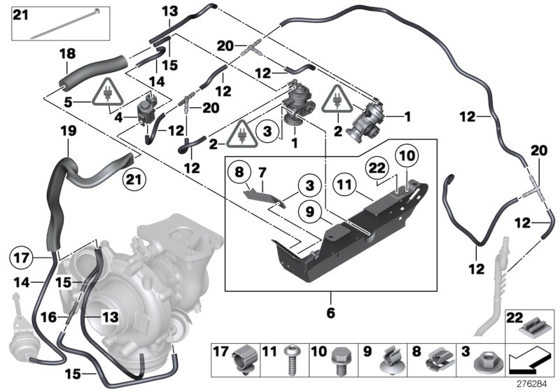 Genuine BMW 11658509194 E71 F01 F11 Heat Protection 360mm (Inc. 535dX, 740dX & 535d) | ML Performance UK Car Parts