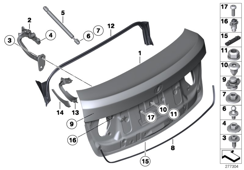 Genuine BMW 51767220159 F07 Drip Rail (Inc. 535i, 535dX & 528i) | ML Performance UK Car Parts