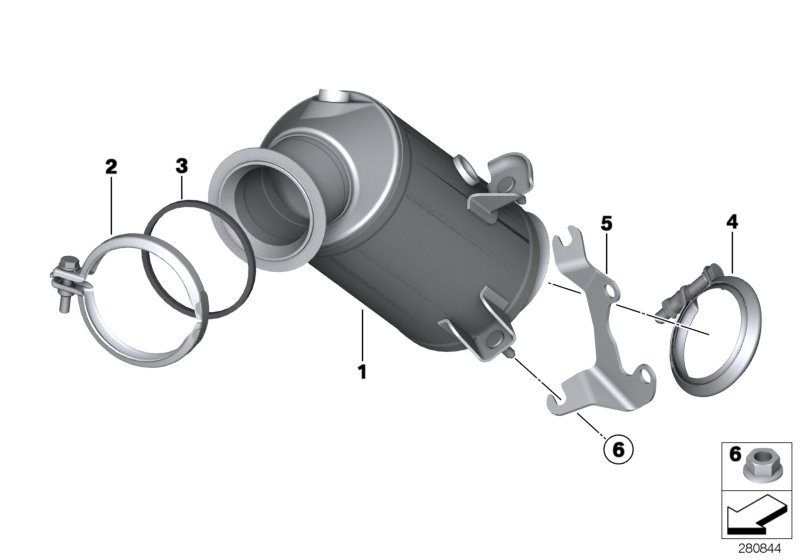 Genuine BMW 18328604178 F30 Exch Catalytic Converter Close To Engine EU6 (Inc. Hybrid 3) | ML Performance UK Car Parts