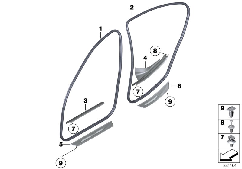 Genuine BMW 51477358056 F11 F10 Cover Plate, Entry Sill, Inner Front OYSTER (Inc. 550iX, 535dX & 530dX) | ML Performance UK Car Parts