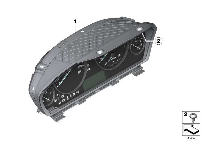 Genuine BMW 62108794253 F34 F33 Instrument Cluster KMH (Inc. 420d, 420dX & 320dX) | ML Performance UK Car Parts