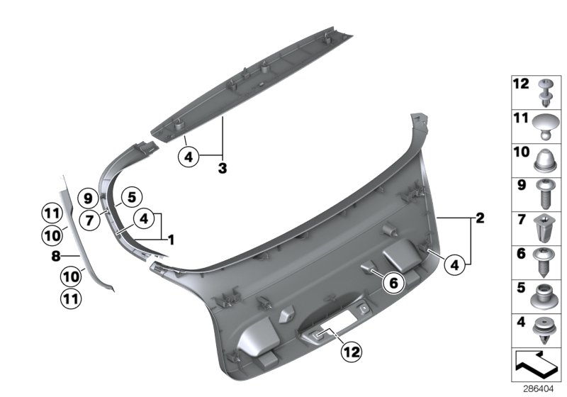 Genuine BMW 51247453340 F20 F21 Trim, Drip Rail, Right (Inc. M140i, 125i & 120i) | ML Performance UK Car Parts