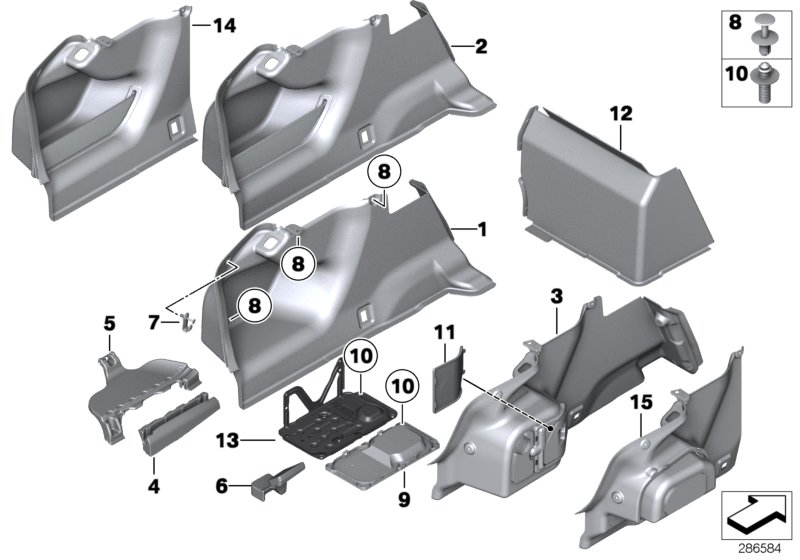 Genuine BMW 51477260061 Cover, Power Distribution Box (Inc. M550dX, 550iX & 535dX) | ML Performance UK Car Parts