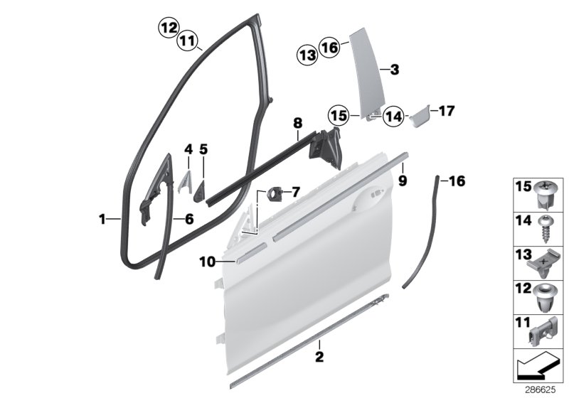 Genuine BMW 51337217489 F13 Corner Moulding, Interior Left (Inc. 640iX, Alpina B6 & 640dX) | ML Performance UK Car Parts