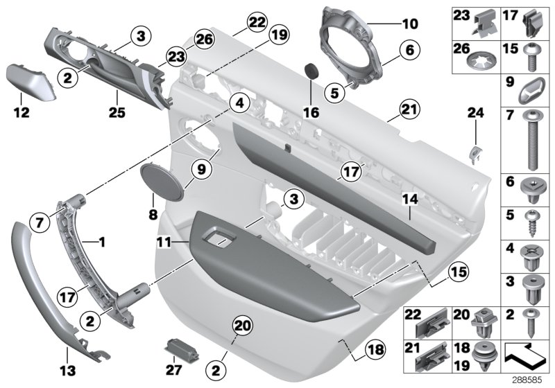 Genuine BMW 51419209213 F25 F26 Support, Pull Strap, Left BEIGE (Inc. X3 & X4 35iX) | ML Performance UK Car Parts