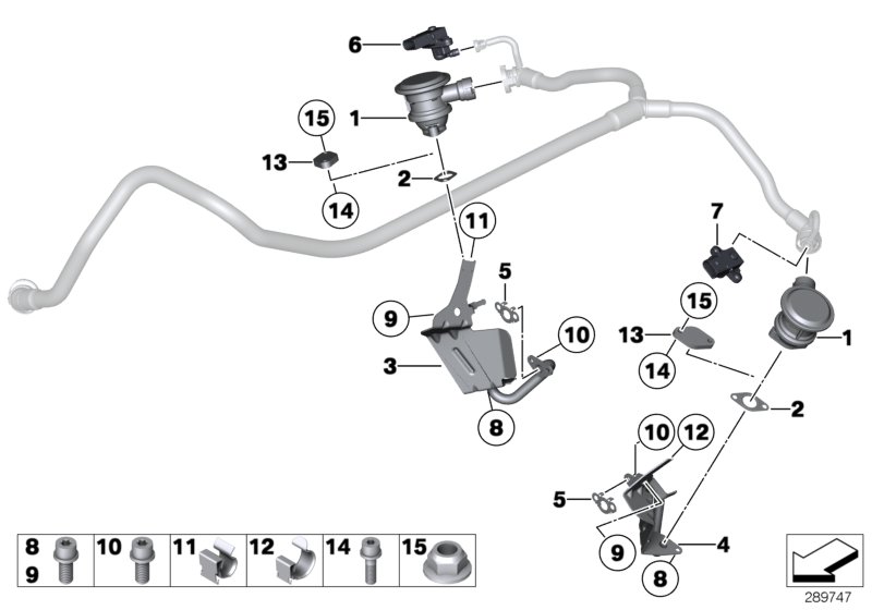 Genuine BMW 11727577830 F01 F02 RR4 Valve (Inc. 760Li, Ghost & Ghost EWB) | ML Performance UK Car Parts