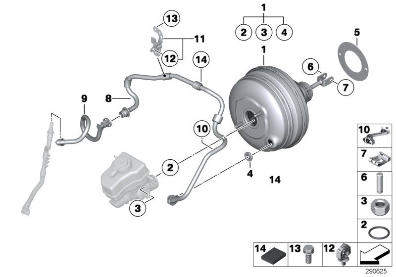 Genuine BMW 11668508022 F11 F02 F10 Vacuum Pipe (Inc. 750dX, 750LdX & M550dX) | ML Performance UK Car Parts