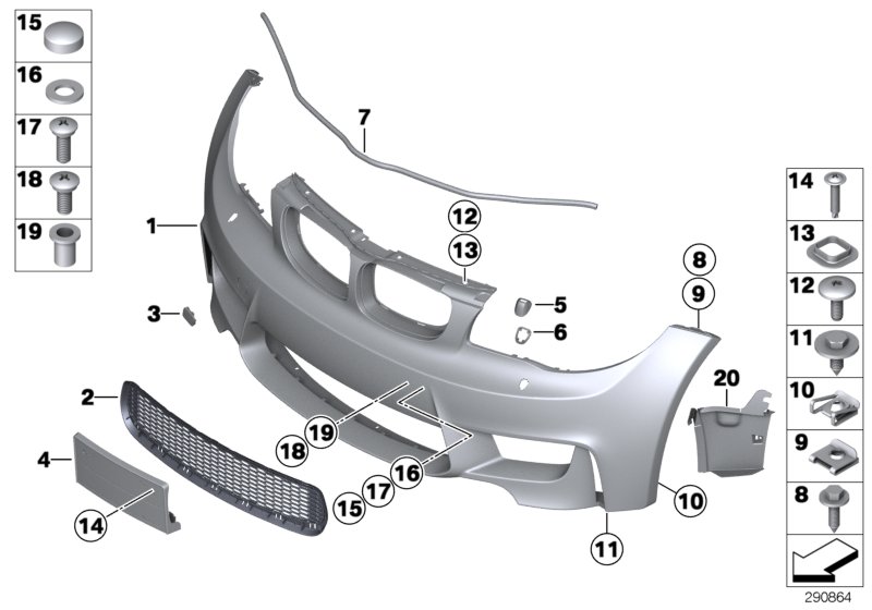 Genuine BMW 51117900764 E93 E92 Grid, Center M (Inc. M Coupé & M3) | ML Performance UK Car Parts