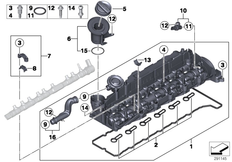 Genuine BMW 11128512188 F11 F16 F10 Decoupling Element (Inc. M550dX, X5 M50dX & X6 M50dX) | ML Performance UK Car Parts