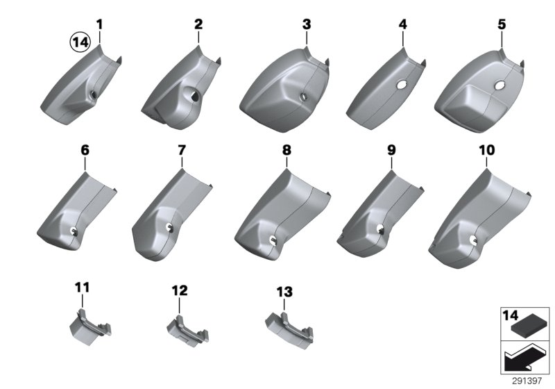 Genuine BMW 51169190897 Cable Duct (Inc. 528iX, 535d & M550dX) | ML Performance UK Car Parts