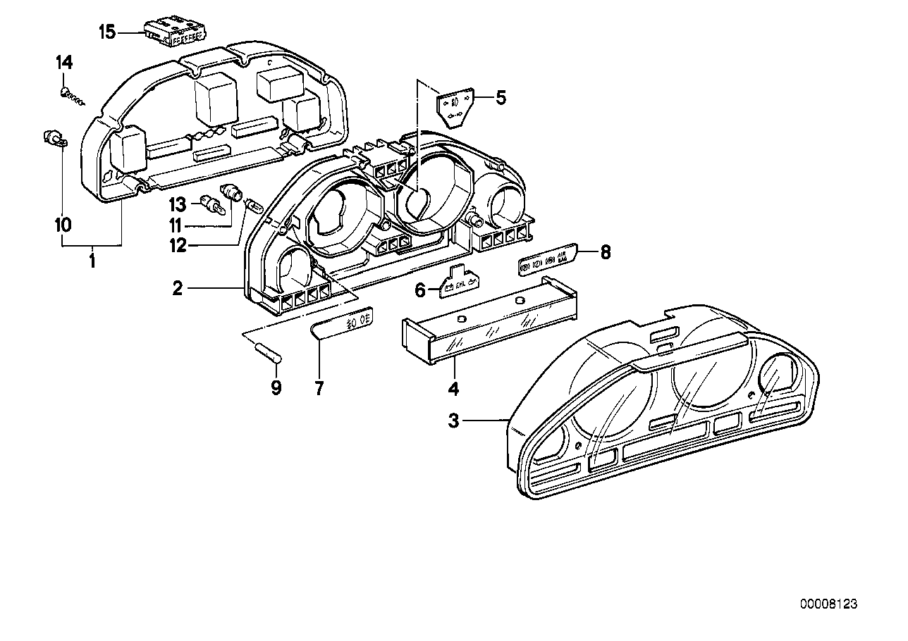 Genuine BMW 62111378566 E34 E32 Dashboard Support (Inc. 530i, M5 3.6 & 735i) | ML Performance UK Car Parts