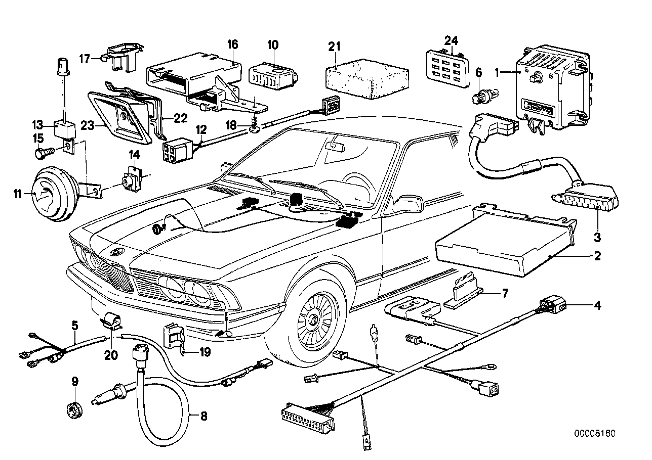 Genuine BMW 65811372013 E24 Coding Plug (Inc. 633CSi) | ML Performance UK Car Parts