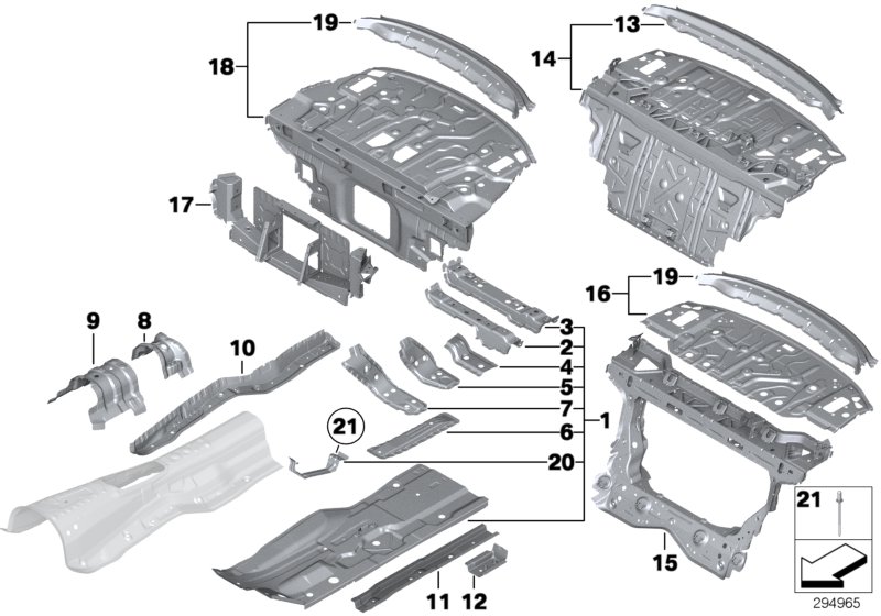 Genuine BMW 41117263708 F02 F12 F06 Bracket For Accelerator Pedal Module (Inc. 650iX 4.4, 760LiS & 535iX) | ML Performance UK Car Parts