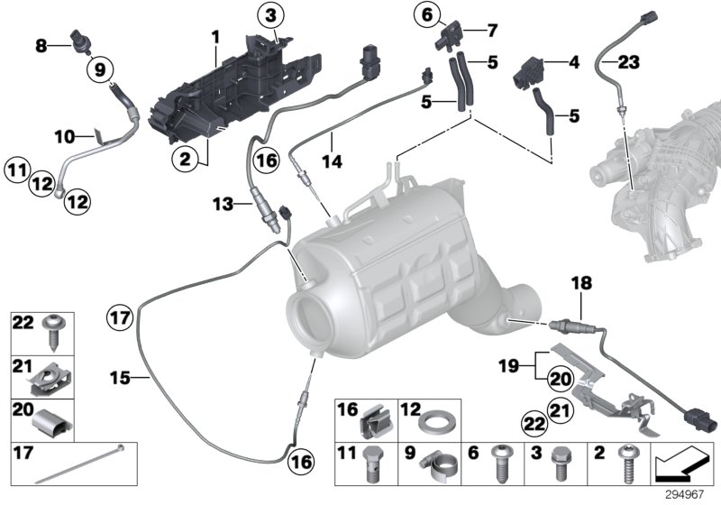 Genuine BMW 13628507629 G12 F31 G30 Temperature Sensor L=620 (Inc. 750dX, X5 M50dX & X7 M50dX) | ML Performance UK Car Parts