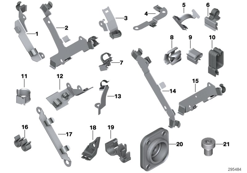 Genuine BMW 07147575210 E63 E67 Holder (Inc. 545i, X5 4.4i & Cooper ALL4) | ML Performance UK Car Parts