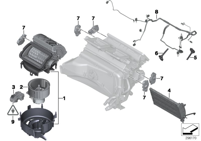 Genuine BMW 64119234937 F25 F26 Wiring Set, Heater/Air Conditioning (Inc. X3 35dX & X4) | ML Performance UK Car Parts