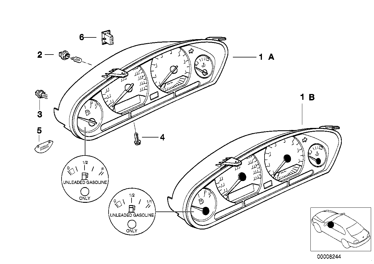 Genuine BMW 71212122367 E36 Label 