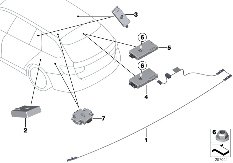 Genuine BMW 65209229043 Trap Circuit (Inc. 335dX, 318i & 340iX) | ML Performance UK Car Parts