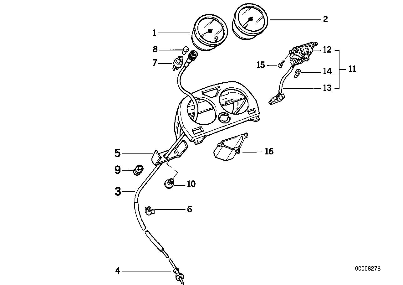 Genuine BMW 62141244783 Tell-Tale (Inc. R 100 GS & R 100 R) | ML Performance UK Car Parts