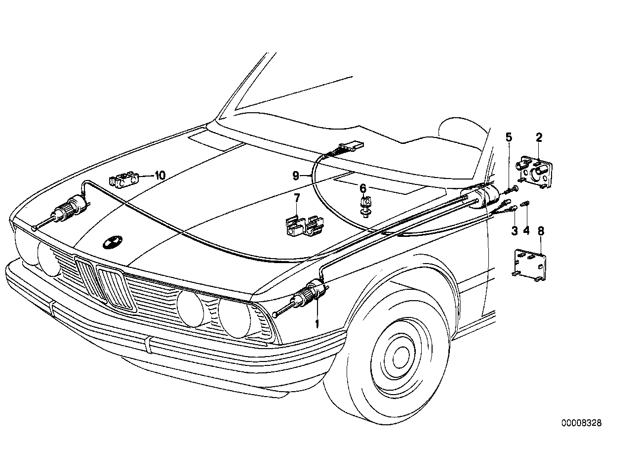 Genuine BMW 63121372883 E28 Plate (Inc. M5, 524td & 524d) | ML Performance UK Car Parts