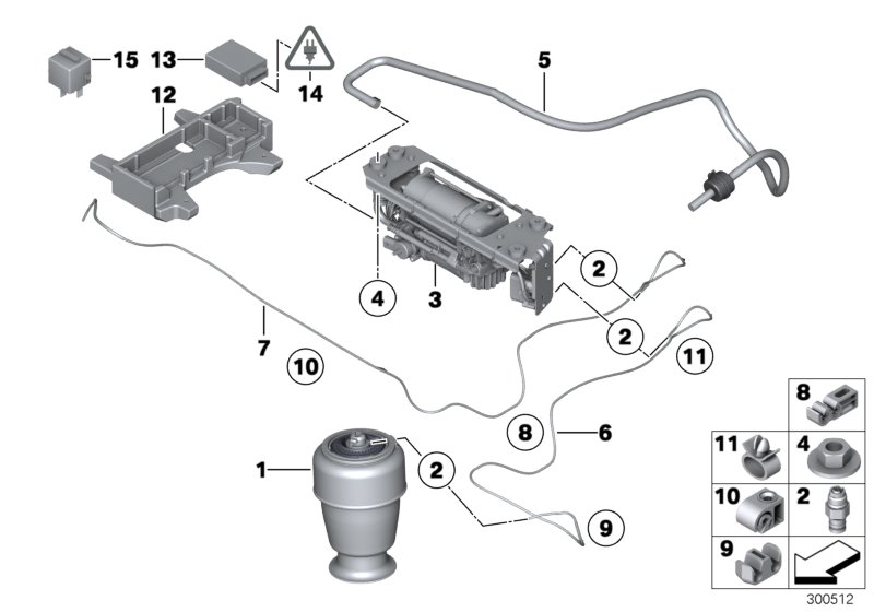 Genuine BMW 37206785929 F07 Vent Tubing (Inc. 530d 155kW, 535iX & 550iX) | ML Performance UK Car Parts