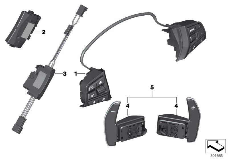 Genuine BMW 61317847210 F12 F06 Set Of Rocker Switches (Inc. M5 & M6) | ML Performance UK Car Parts